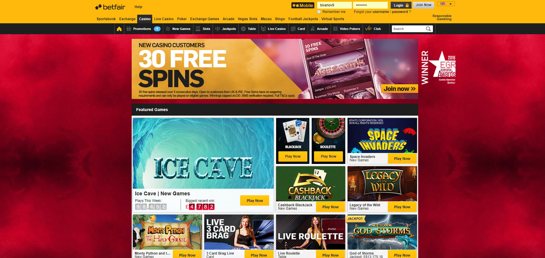 top online casino in uk