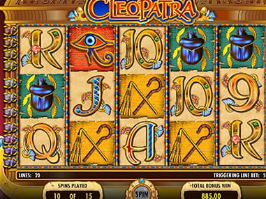 IGT's great adventure Cleopatra II luxury slot